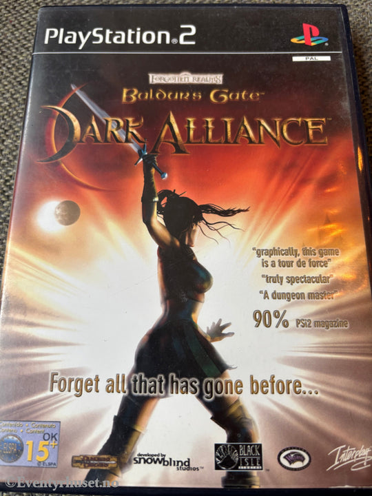 Baldur's Gate: Dark Alliance. PS2.
