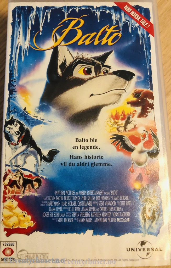 Balto. 1995. Vhs. Vhs