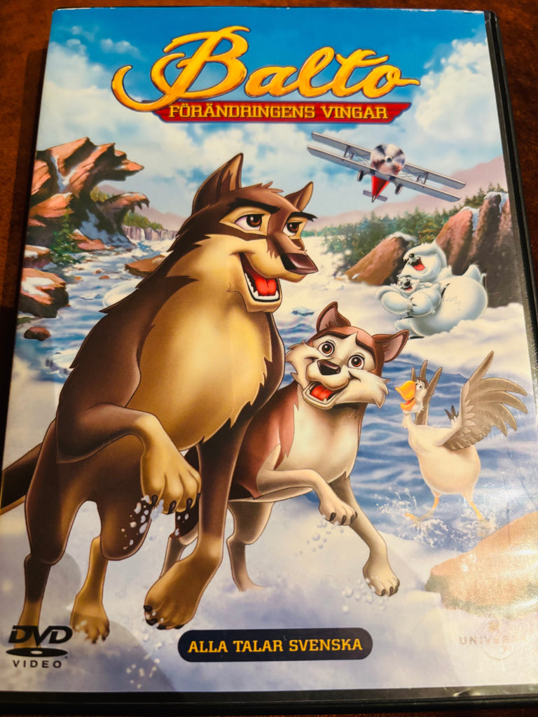 Balto – Förändringens vingar. DVD. Svensk utgave.