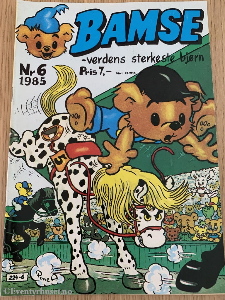 Bamse. 06/1985. Tegneserieblad