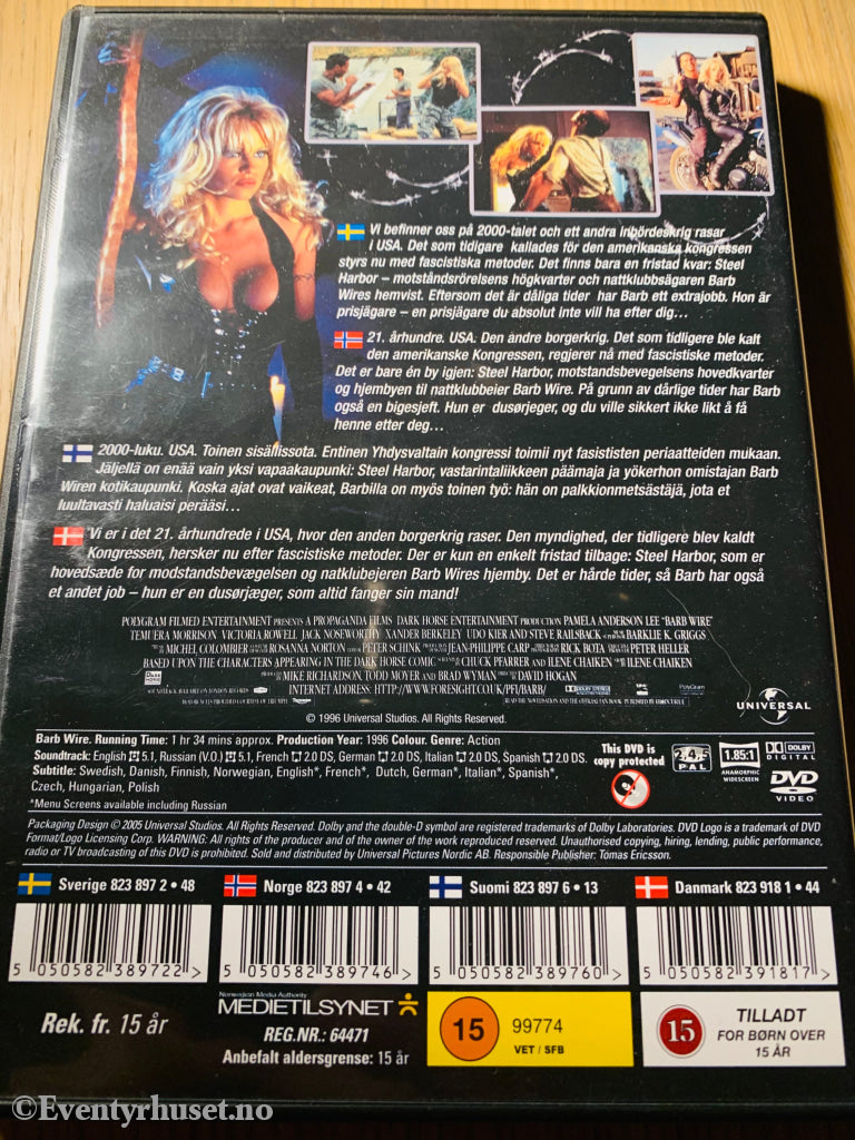Barb Wire. 1995/96. Dvd. Dvd