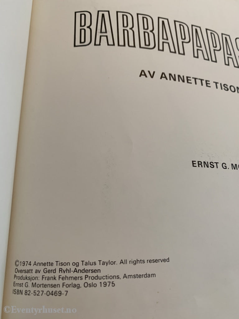 Barbapappas Nye Hus. 1975. Fortelling