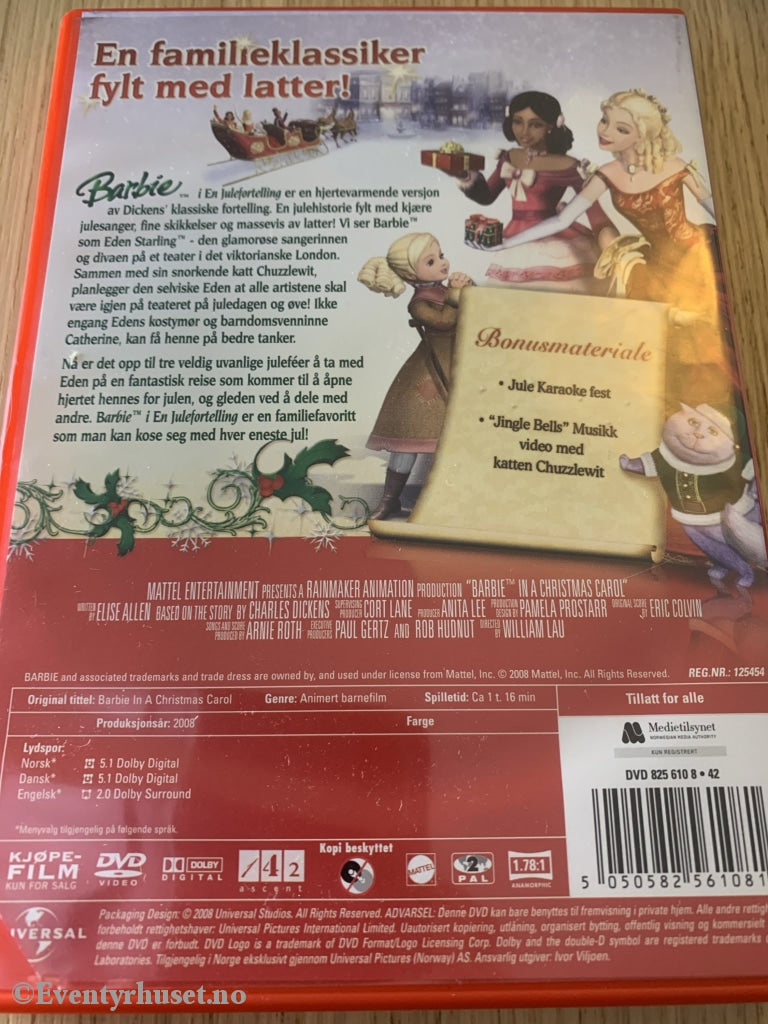 Barbie I En Julefortelling. 2008. Dvd. Dvd