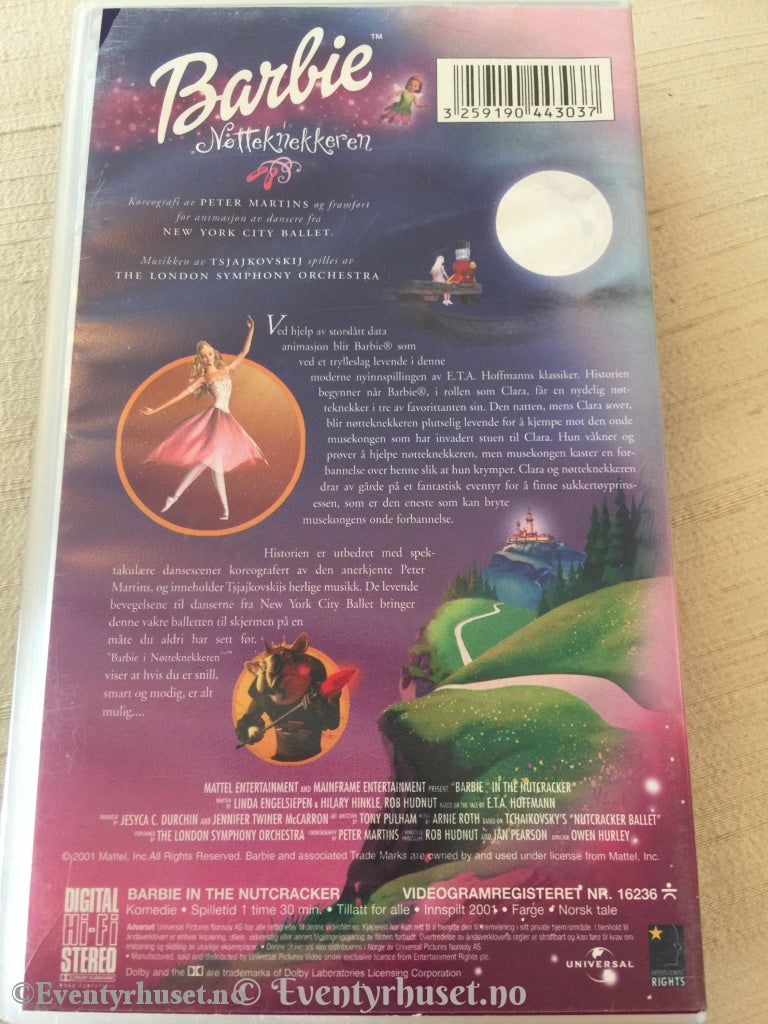 Barbie I Nøtteknekkeren. 2001. Vhs. Vhs