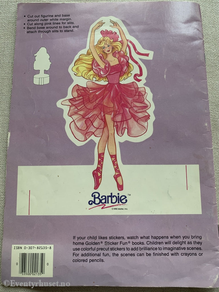 Barbie Sticker Fun. Klistremerkealbum (Brukt).