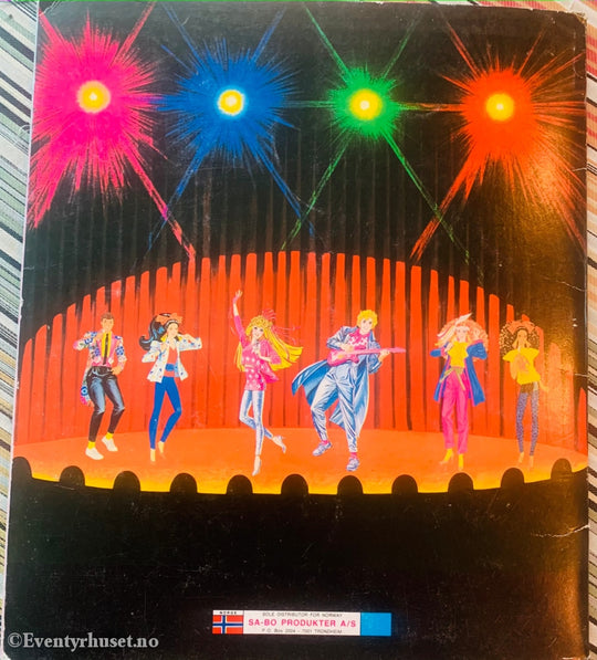 Barbie & The Rock Stars. Klistremerkealbum Med Mange Klistremerker I Albumet!