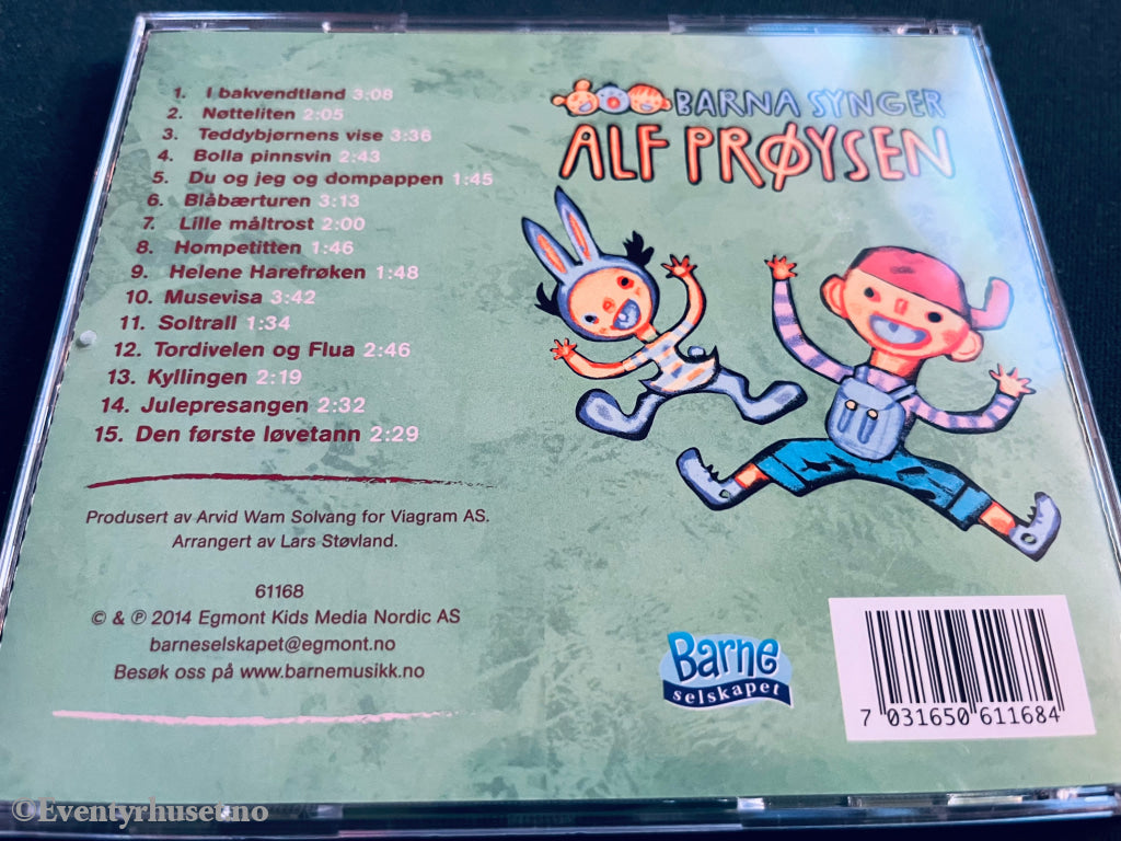 Barna Synger Alf Prøysen. Cd. Cd