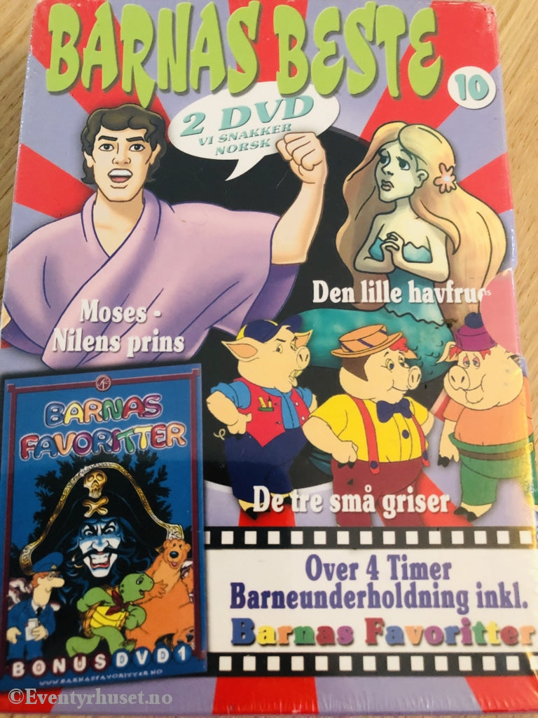 Barnas Beste 10. DVD samleboks. Ny i plast! – Eventyrhuset