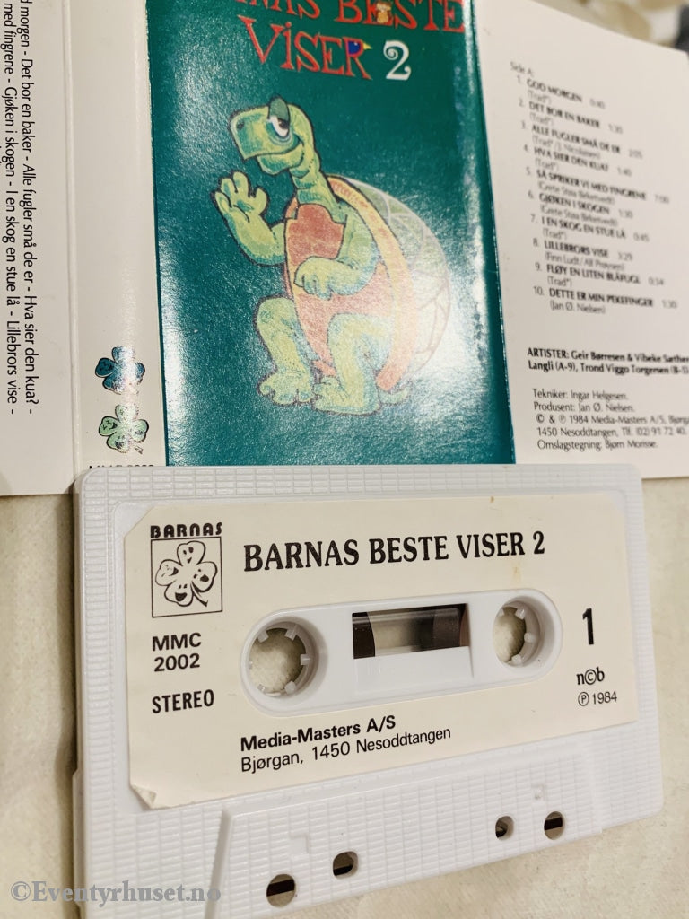 Barnas Beste Viser 2. 1984. Kassett. Kassett (Mc)