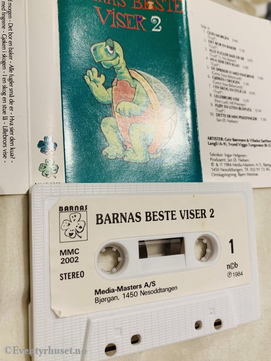 Barnas Beste Viser 2. 1984. Kassett. Kassett (Mc)
