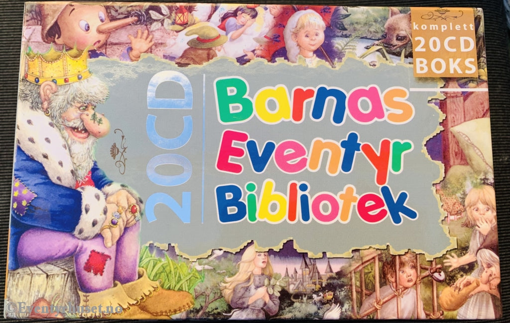 Barnas Eventyrbibliotek. Komplett 20-Cd-Boks! Lydbok