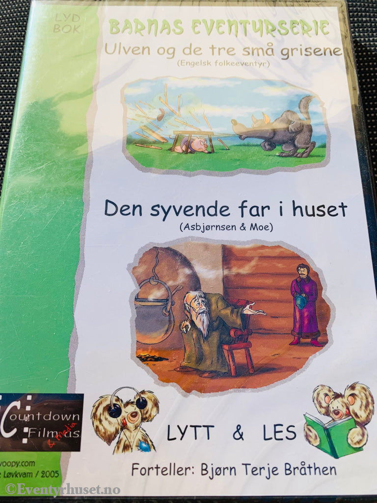 Barnas Eventyrserie - Ulven Og De Tre Små Grisene / Den Syvende Far I Huset (Asbjørnsen Moe). 2005.