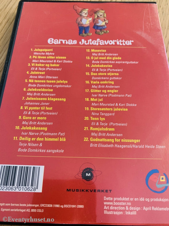 Barnas Julefavoritter. Cd + Bok.