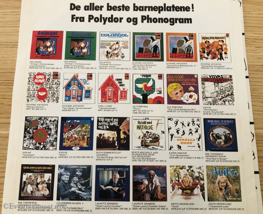 Barnas Julemoro. 1968. Lp. Lp Plate