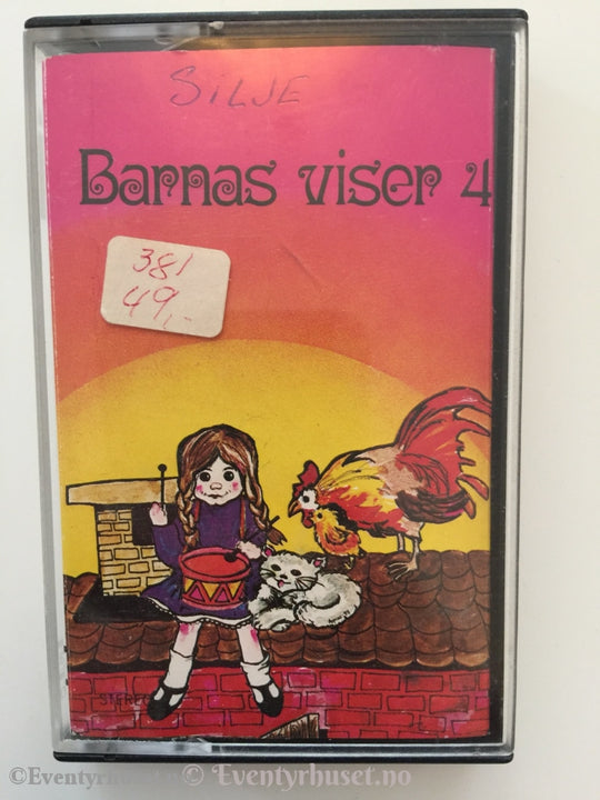 Barnas Viser 4. 1980. Kassett. Kassett (Mc)