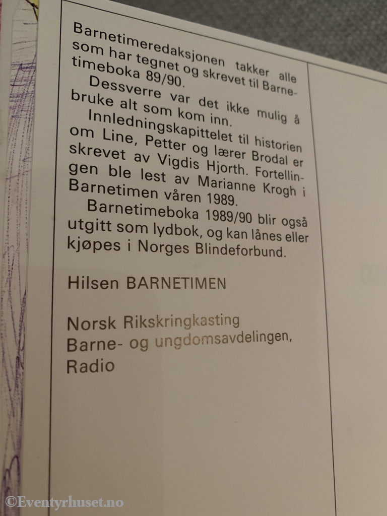 Barnetimeboka. 1989/90. Sangbok