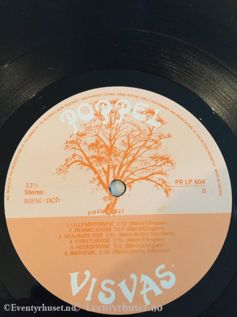 Barneval. Hemmelige Viser Og Vers Med Visvas. Lp. Lp Plate