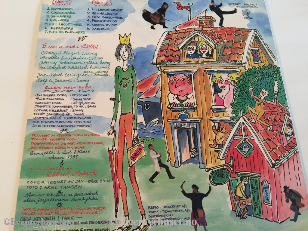 Barneval. Hemmelige Viser Og Vers Med Visvas. Lp. Lp Plate