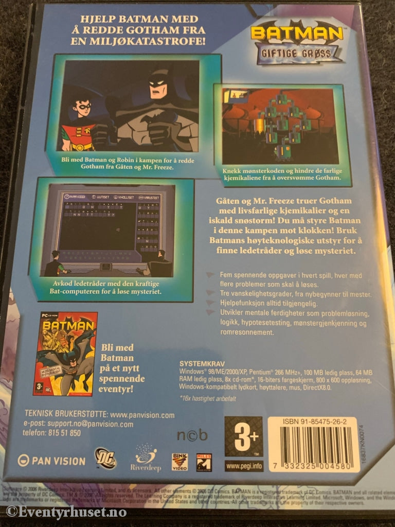 Batman - Giftige Grøss. Pc-Spill. Pc Spill