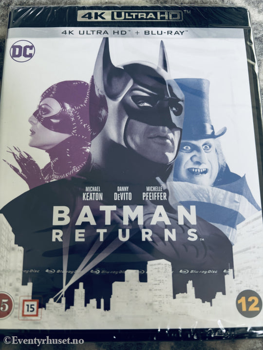 Batman Returns. 1992. 4K Ultra HD + Blu-ray. Ny i plast!