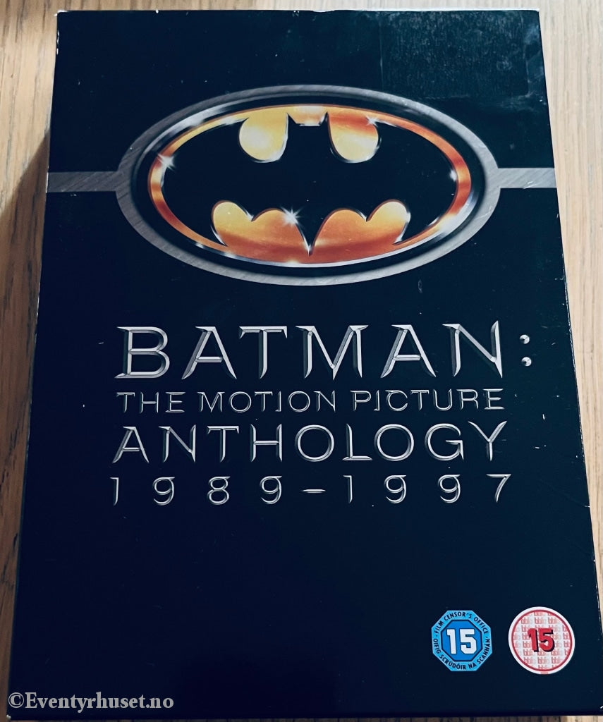 Batman The Motion Picture Anthology. 1989-1997. DVD samleboks
