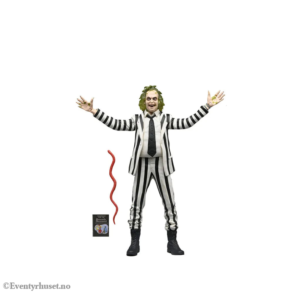 Beetlejuice 1988 Action Black And White Striped Suit figure 18 cm. Mint In Sealed Box (MISB)!) Actionfigur