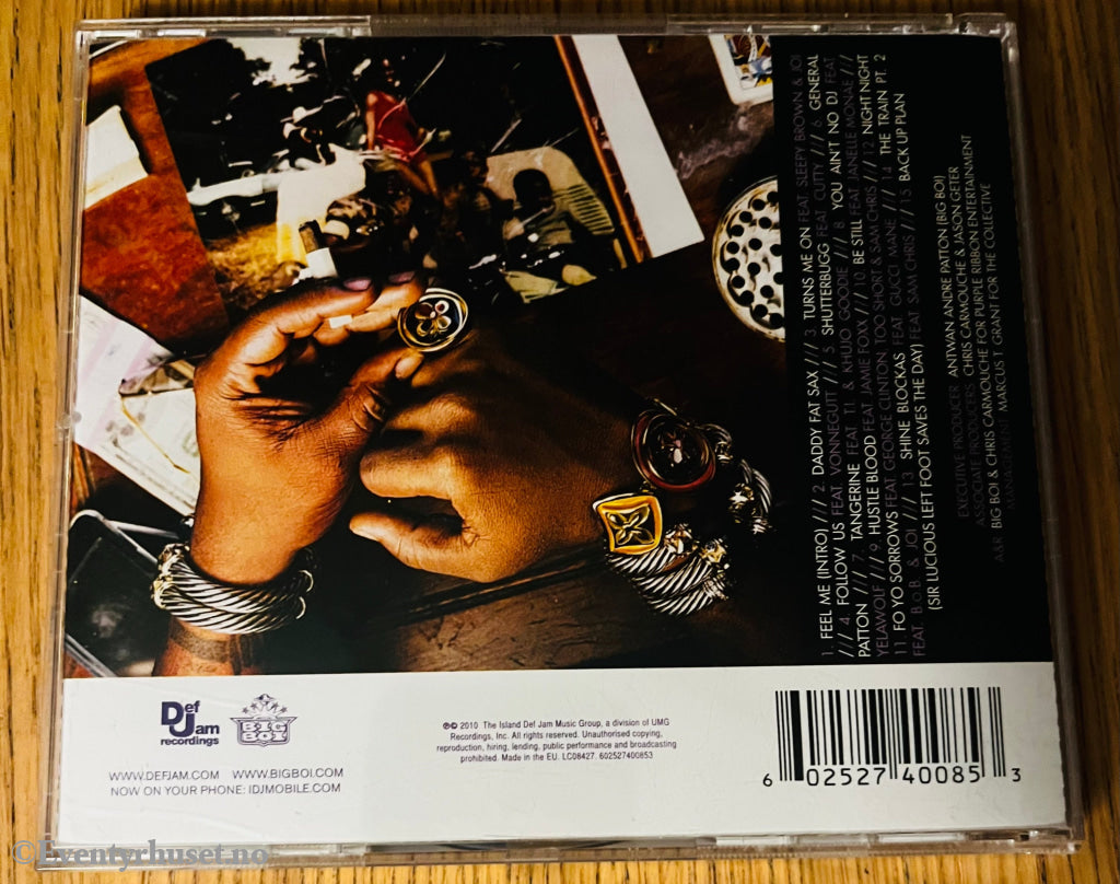 Big Boi 2010 Sir Lucious Left Foot: The Son of Chico Dusty . CD.