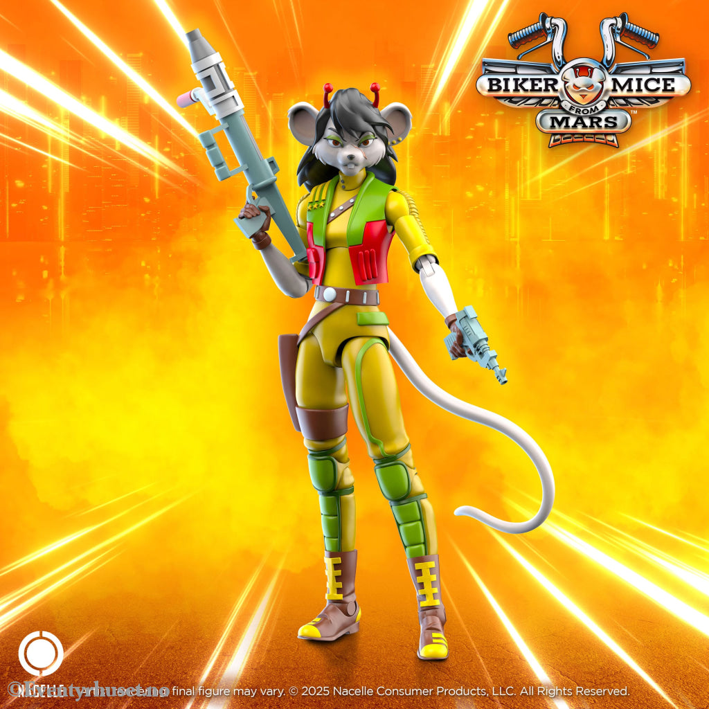 Biker Mice From Mars Action Figure Carbine 23 cm. Mint In Sealed Box (MISB)! Actionfigur