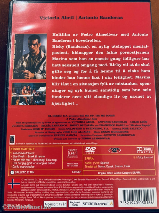 Bind Meg Elsk Meg. 1990. Dvd. Dvd
