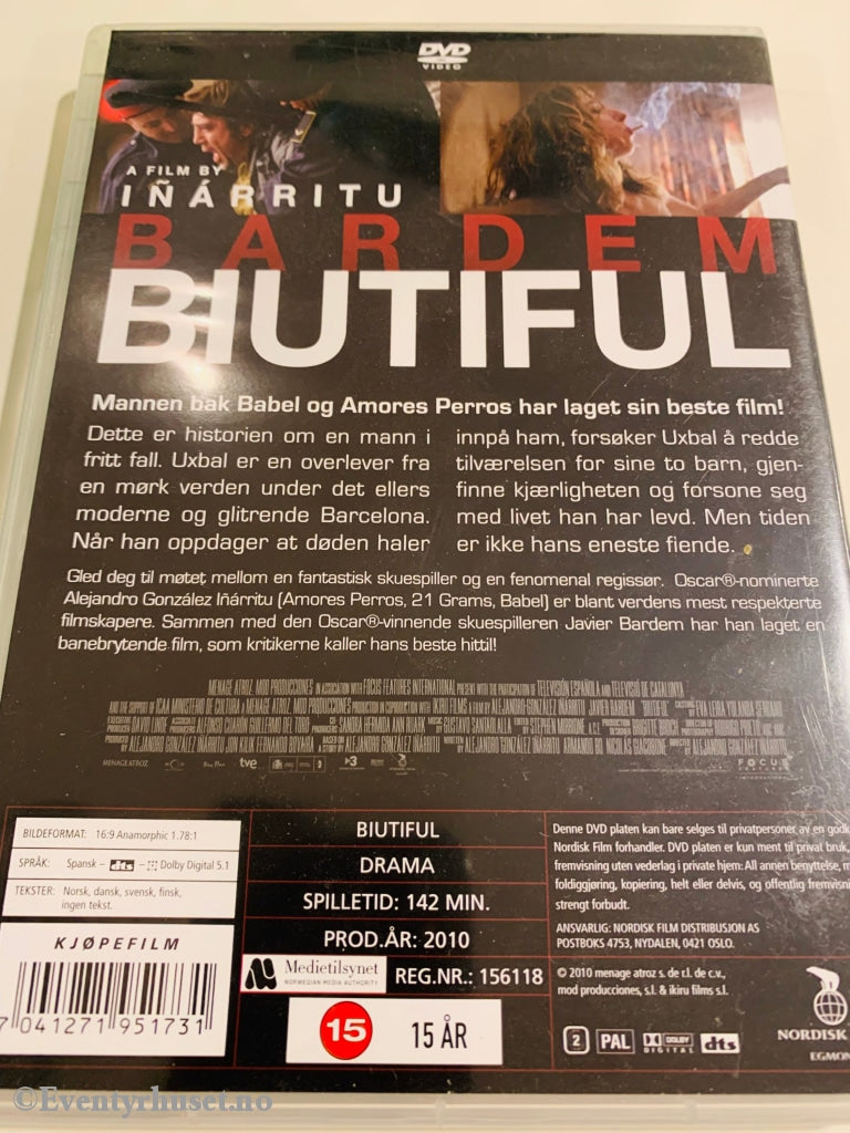 Biutiful. 2010. Dvd. Dvd