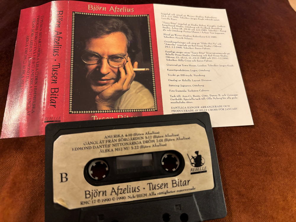 Björn Afzelius – Tusen Bitar. Kassett.