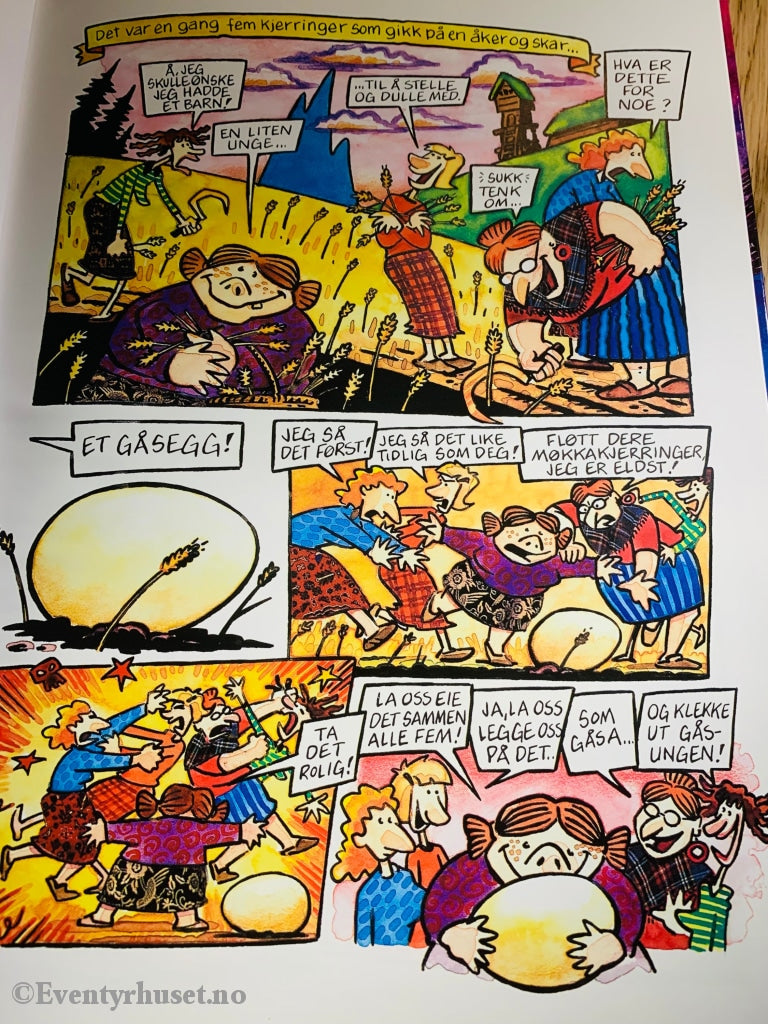 Bjørn Ousland. Mumle Gåsegg - Fritt Etter Asbjørnsen Og Moe. 1999. Tegneseriebok. Fortelling