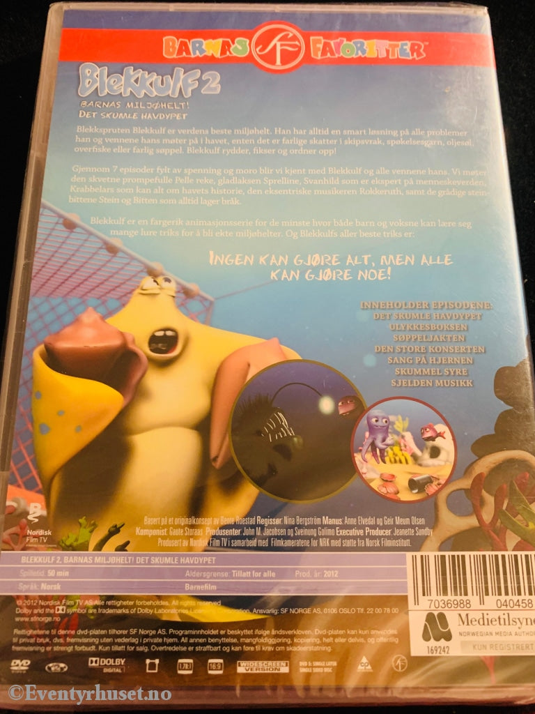 Blekkulf 2. Barnas Miljøhelt! (Nrk) 2012. Dvd. Ny I Plast! Dvd