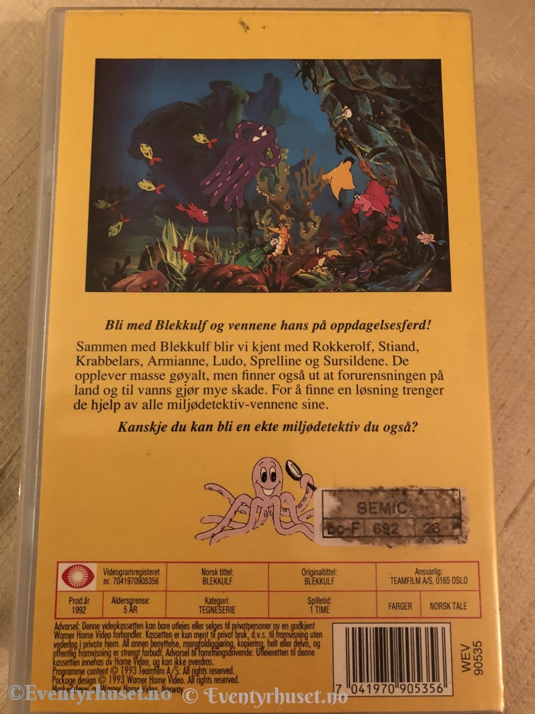 Blekkulf Og Vennene Hans. Vhs. Vhs