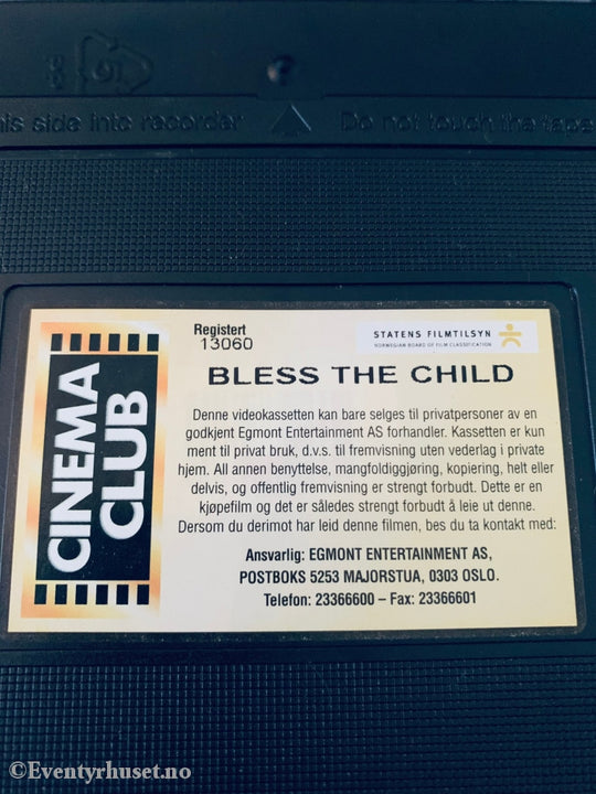 Bless The Child. 2000. Vhs. Vhs