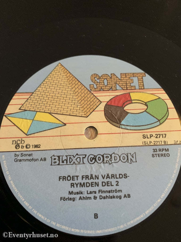 Blixt Gordon (Lyn Gordon). Fröet Frän Världsrymden. 1982. Lp. Lp Plate