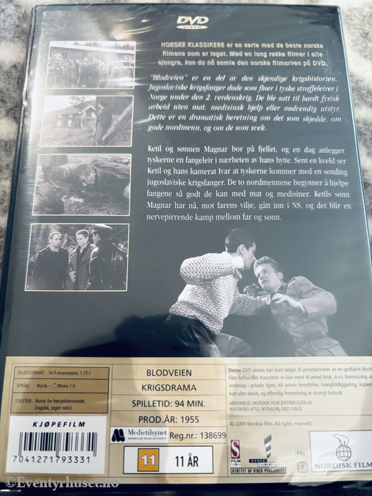 Blodveien (Norske Klassikere). DVD. Ny i plast!