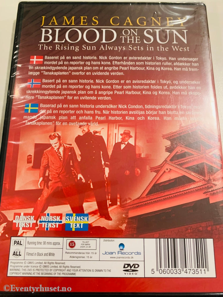 Blood On The Sun. Dvd. Ny I Plast! Dvd