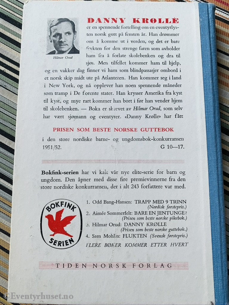 Bokfink-Serien Nr. 03: Hilmar Orud. 1952. Danny Krølle. Fortelling