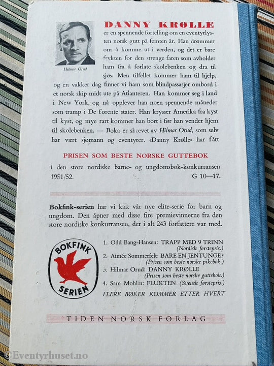 Bokfink-Serien Nr. 03: Hilmar Orud. 1952. Danny Krølle. Fortelling