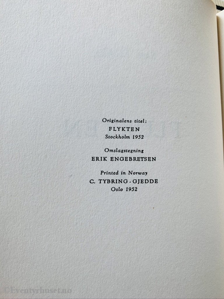 Bokfink-Serien Nr. 04: Sam Mohlin. 1952. Flukten. Fortelling