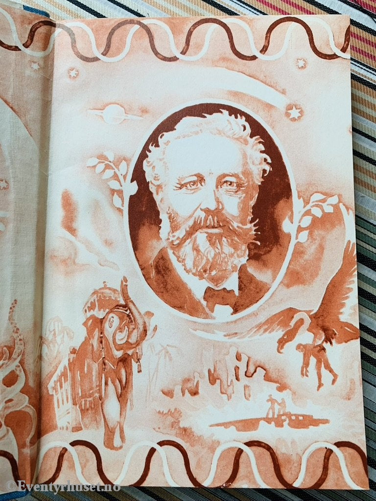 Bokfink-Serien Nr. 09: Jules Verne. 1950. Reisen Rundt Månen. Fortelling