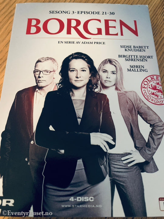 Borgen – Sesong 3. 2013. DVD samleboks