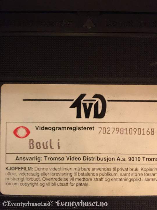 Bouli. 1993. Vhs. Vhs