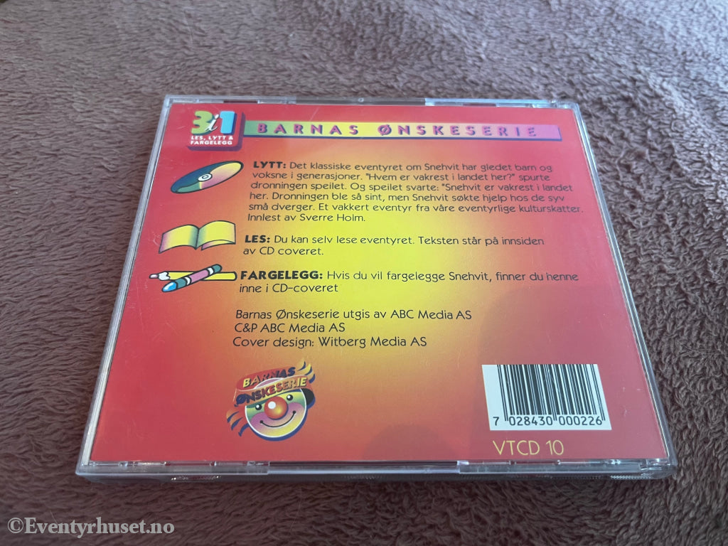 Brødrene Grimm. 2003. Snehvit. Lydbok på CD.