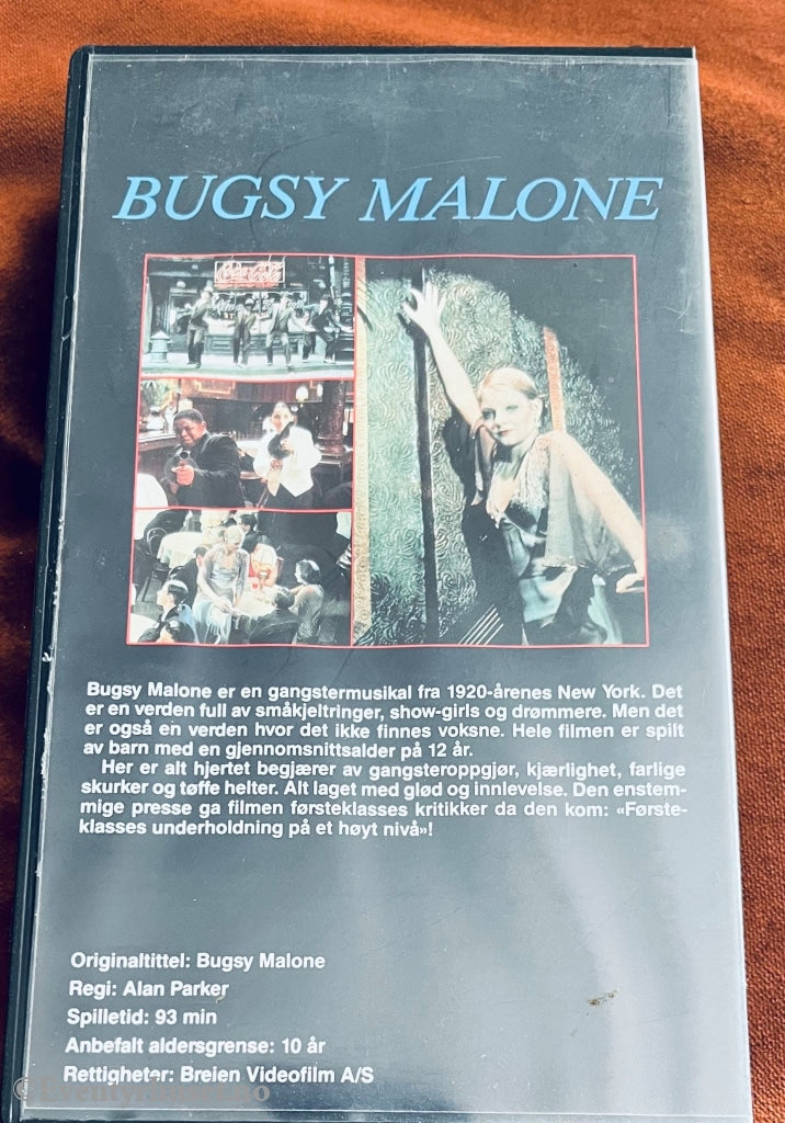 Bugsy Malone. Vhs. Vhs