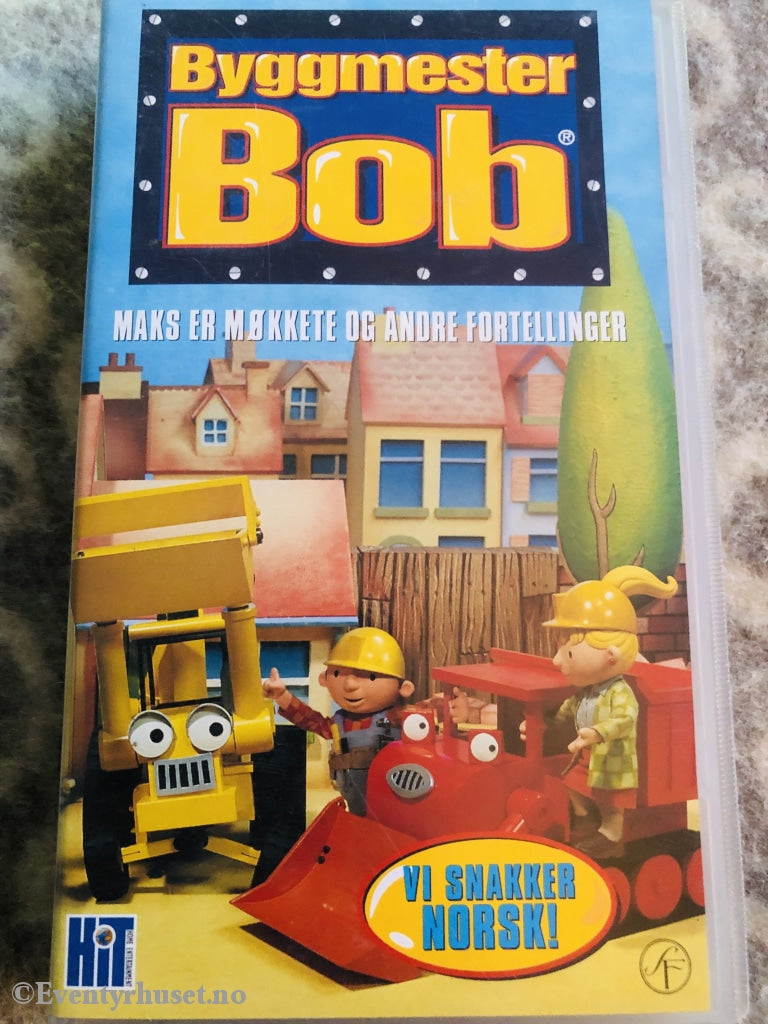 Byggmester Bob. 1998. Maks Er Møkkete Og Andre Fortellinger. Vhs. Vhs