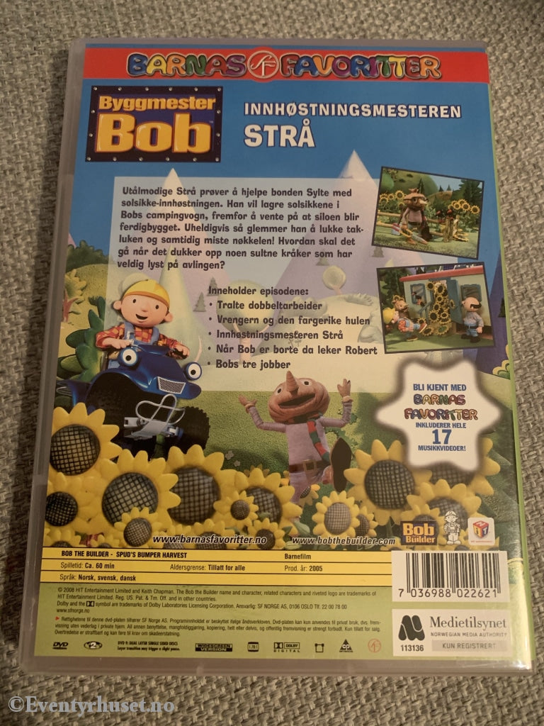Byggmester Bob - Innhøstingsmesteren Strå. 2005. Dvd. Dvd