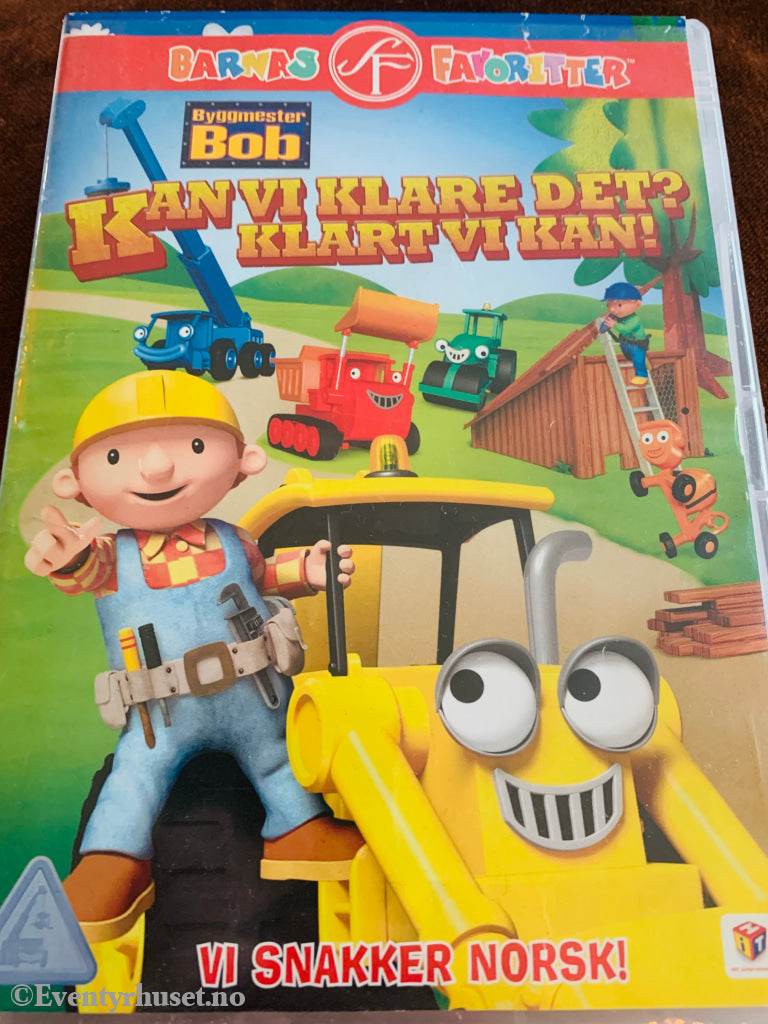 Byggmester Bob. Kan vi klare det? Klart vi kan! 2012. DVD. DVD