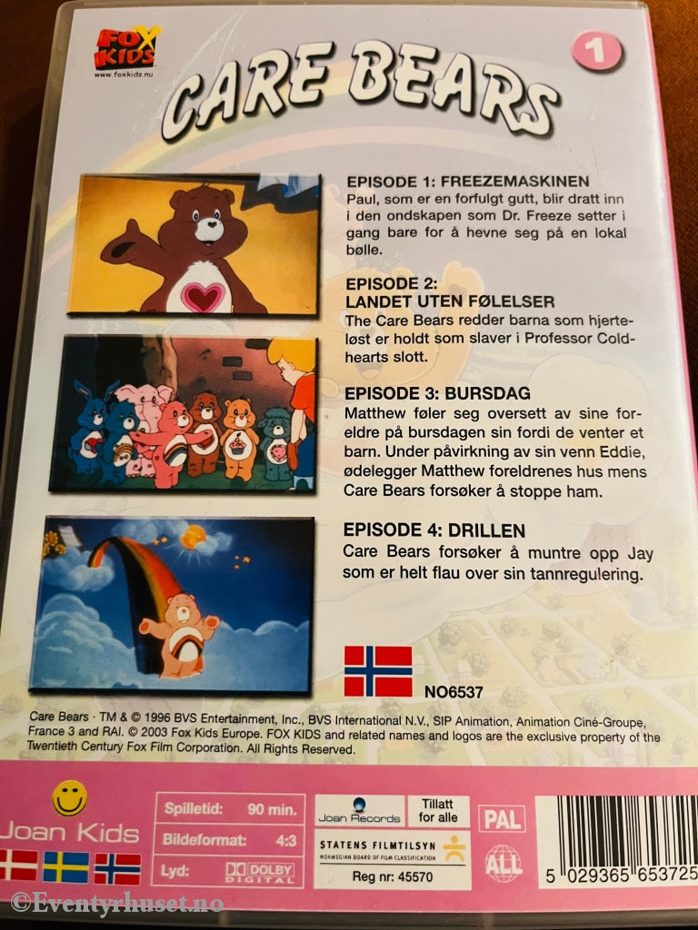 Care Bears 1. Dvd. Dvd